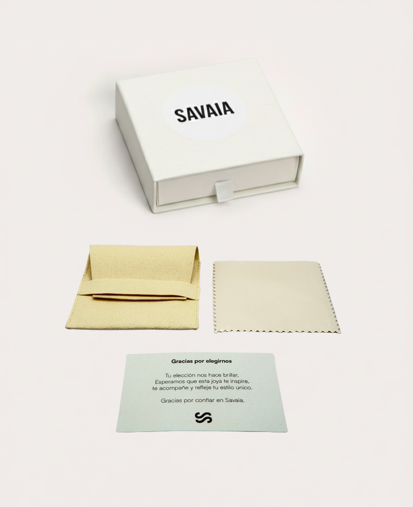 Pendientes Cadena Triple Acero Baño Oro