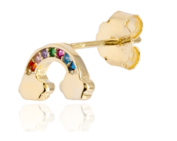 Pendientes "Arcoiris Dorado"