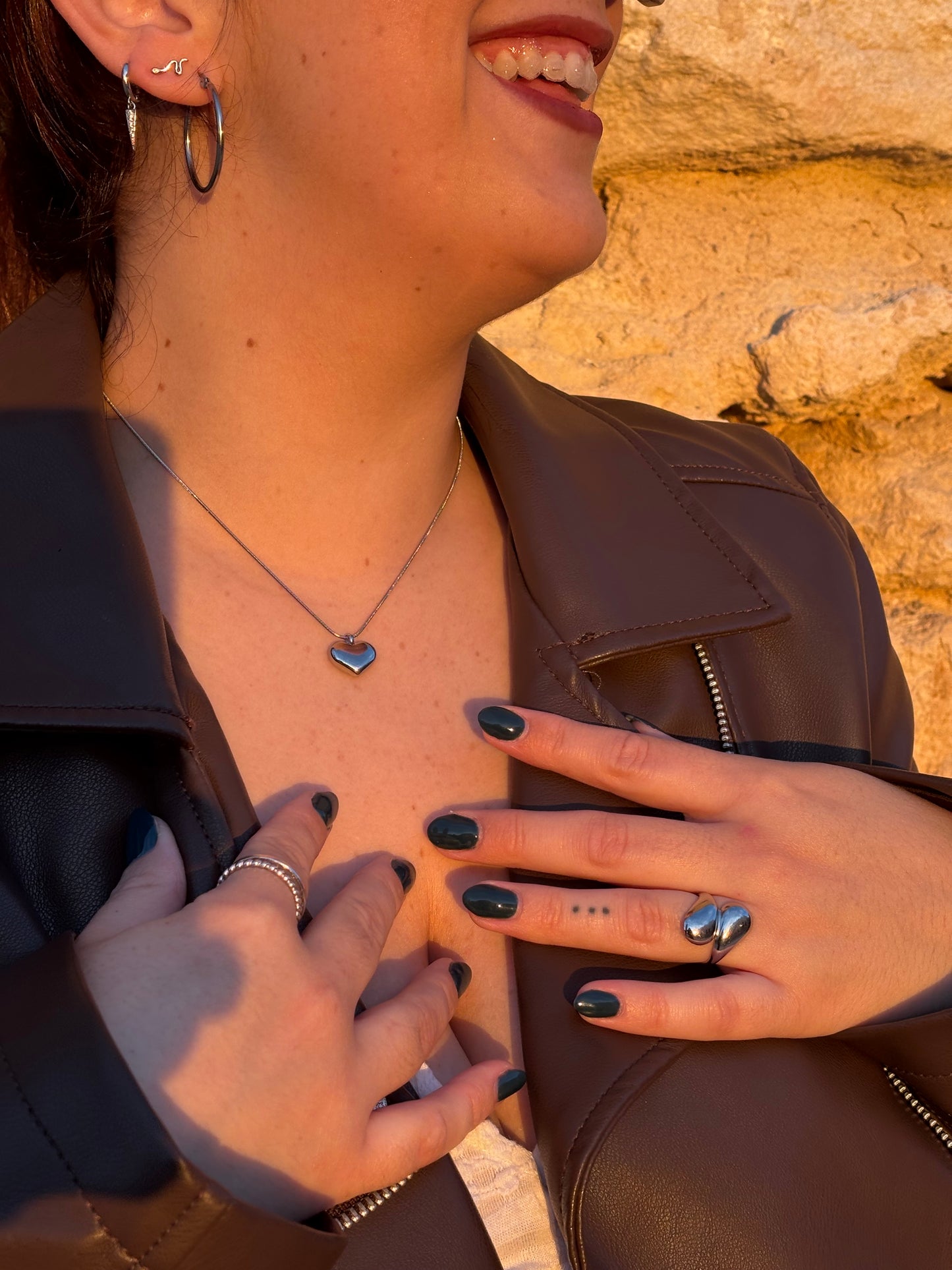 Pendientes Aro Zoe Acero