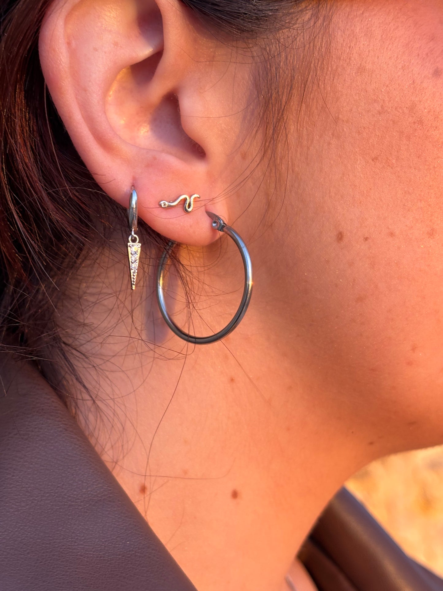 Pendientes Aro Zoe Acero