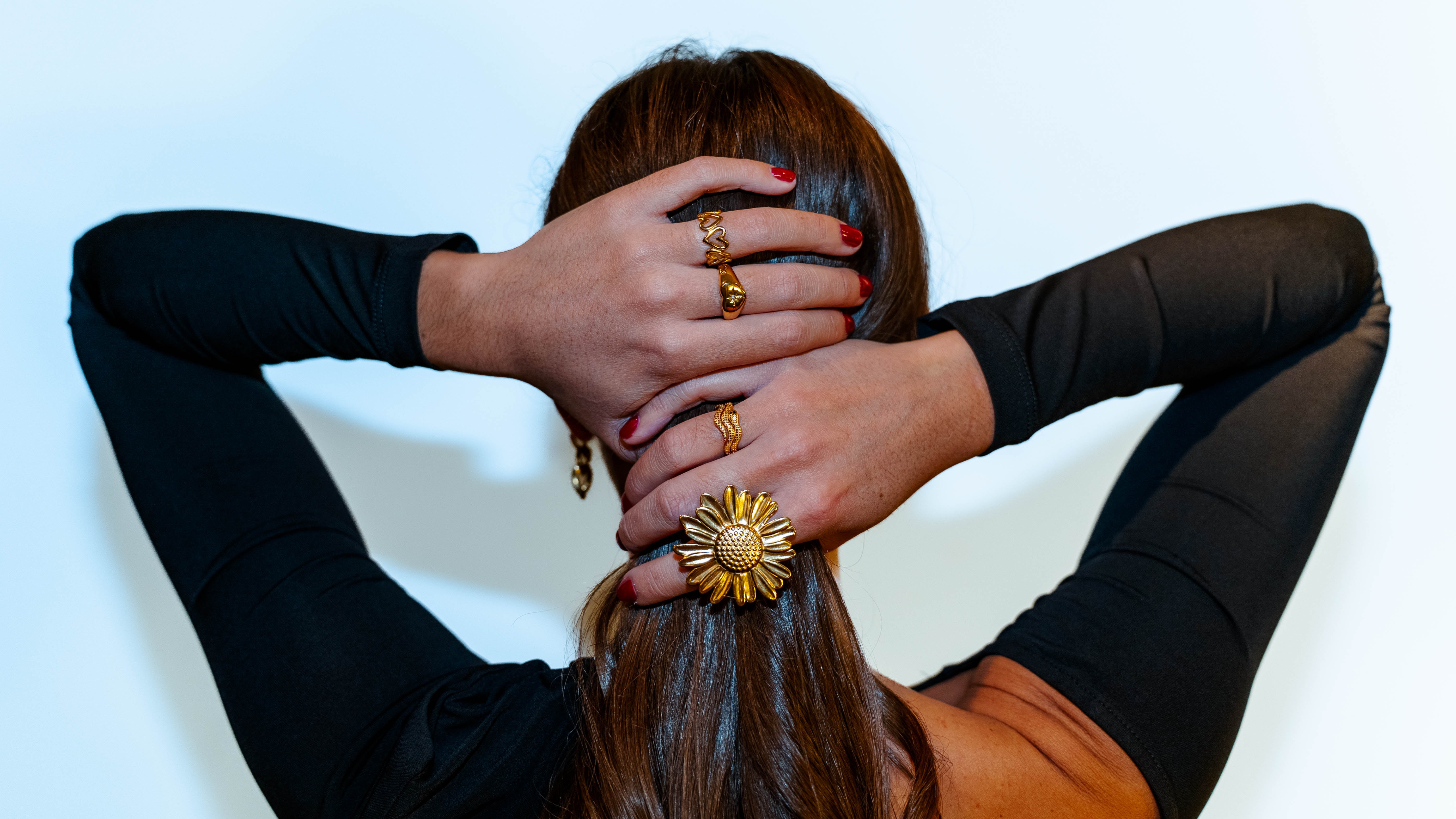 Anillo Serpiente Plata Baño Oro