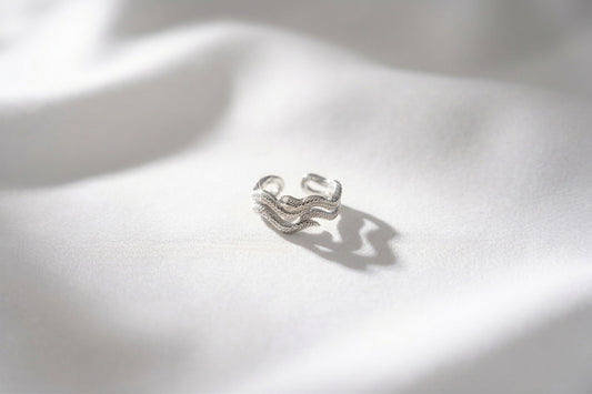 Anillo Serpiente Plata