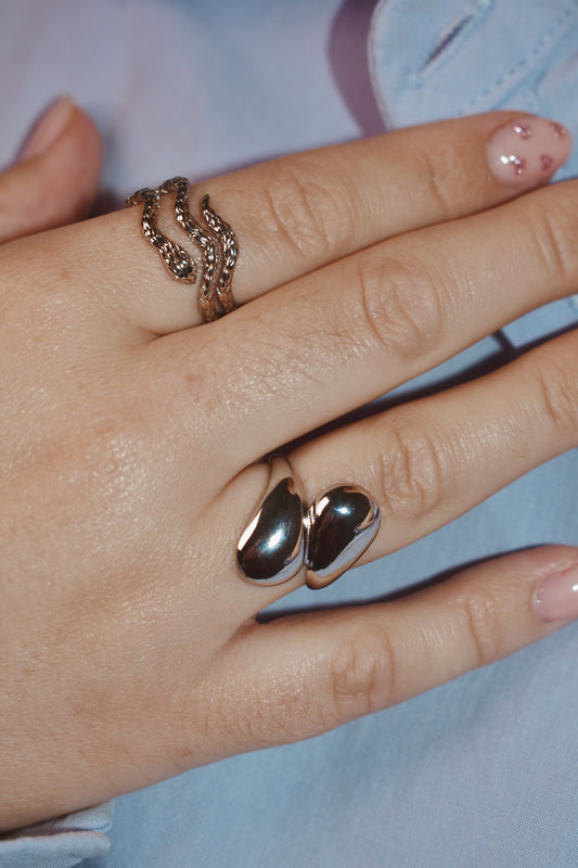 Anillo Gota Acero