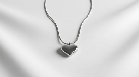 Collar Corazón Eterno Acero