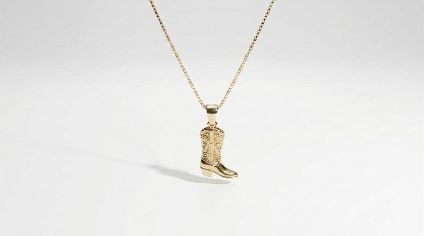 Collar Golden Cowgirl Acero Baño Oro