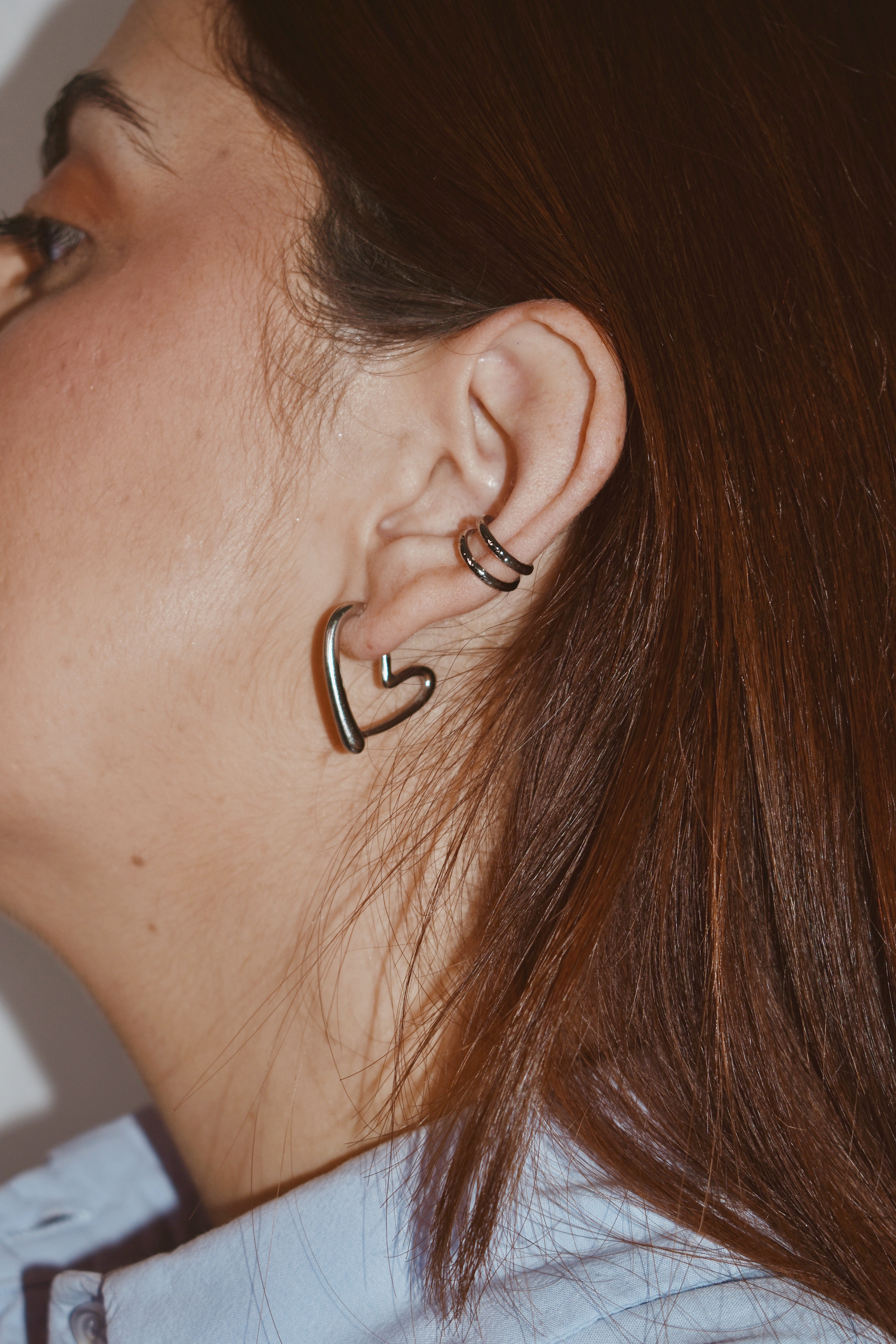 Pendientes Corazón Acero