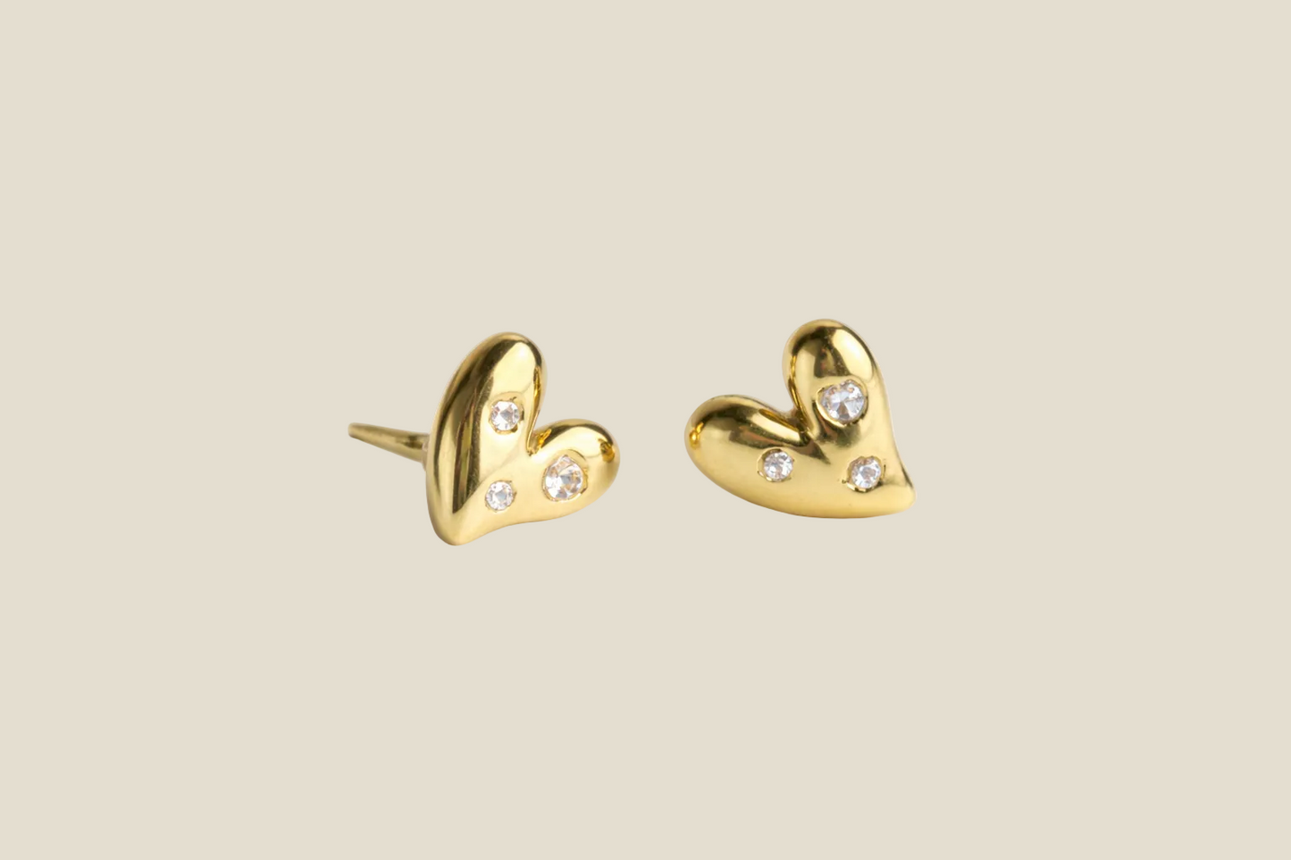 Pendientes Amore Acero Baño Oro