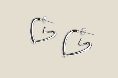 Pendientes Corazón Acero